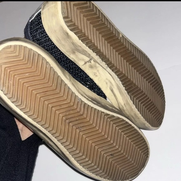 Golden Goose Sequin Sneakers - Green and White - Picture 6 of 8